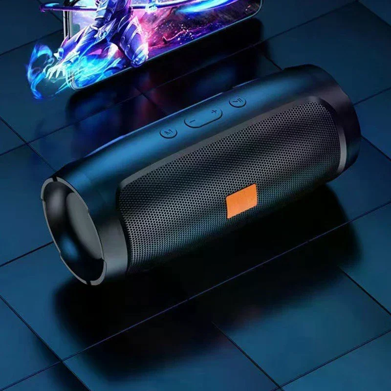 Caixa de Som Bluetooth Portátil Estéreo para Uso Externo com Rádio FM e Subwoofer 50W Sem Fio