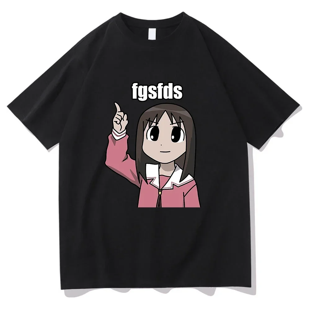 Hot Sale  Autism Fgsfds T-shirt men's Harajuku Funny Kawaii Ayumu T-shirt Unisex High Quality Anime Azumanga DaiohT Shirt