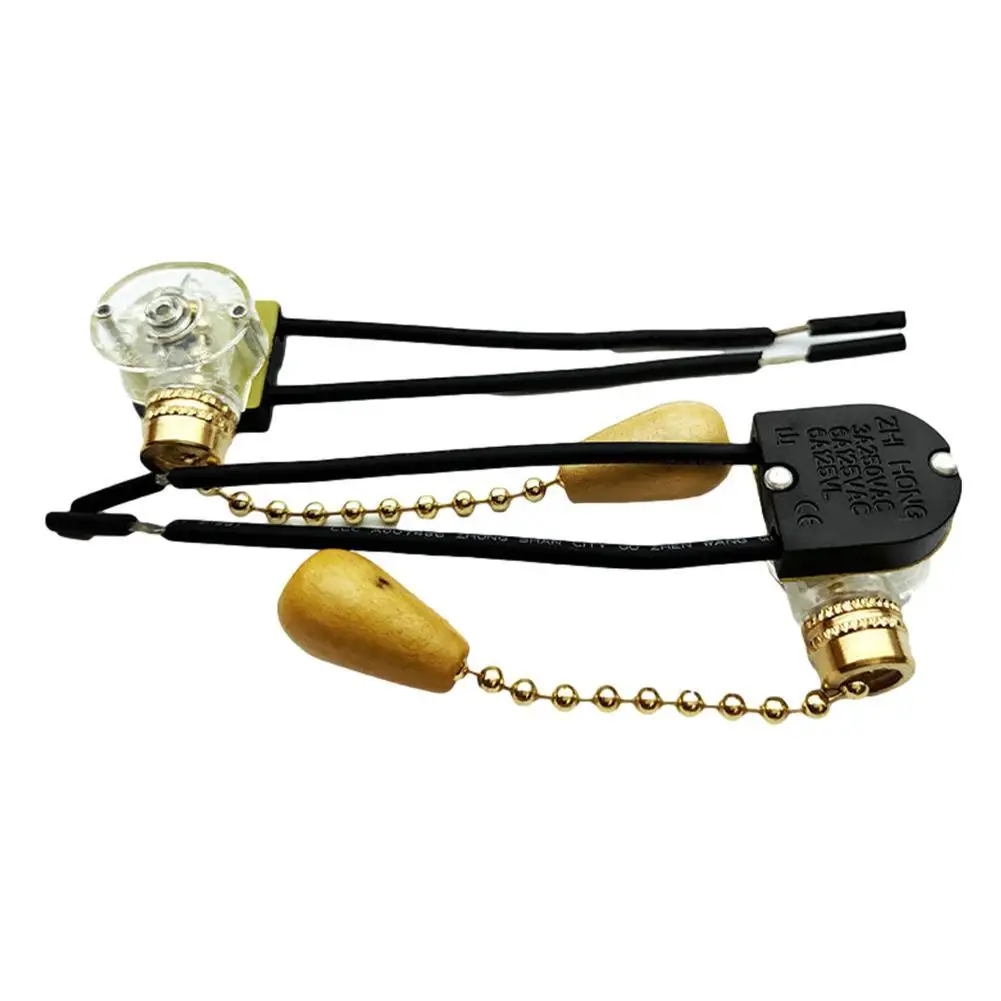 2pcs Wall Light Pull Rope Pull Cord Chain Control Home Universal Ceiling Fan Lamp Replacement Parts For Light