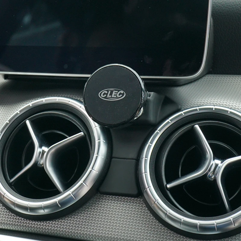 Soporte magnético de teléfono para coche, accesorio para rejilla de ventilación de aire, GPS, Mercedes Benz CLA C177 GLA X156