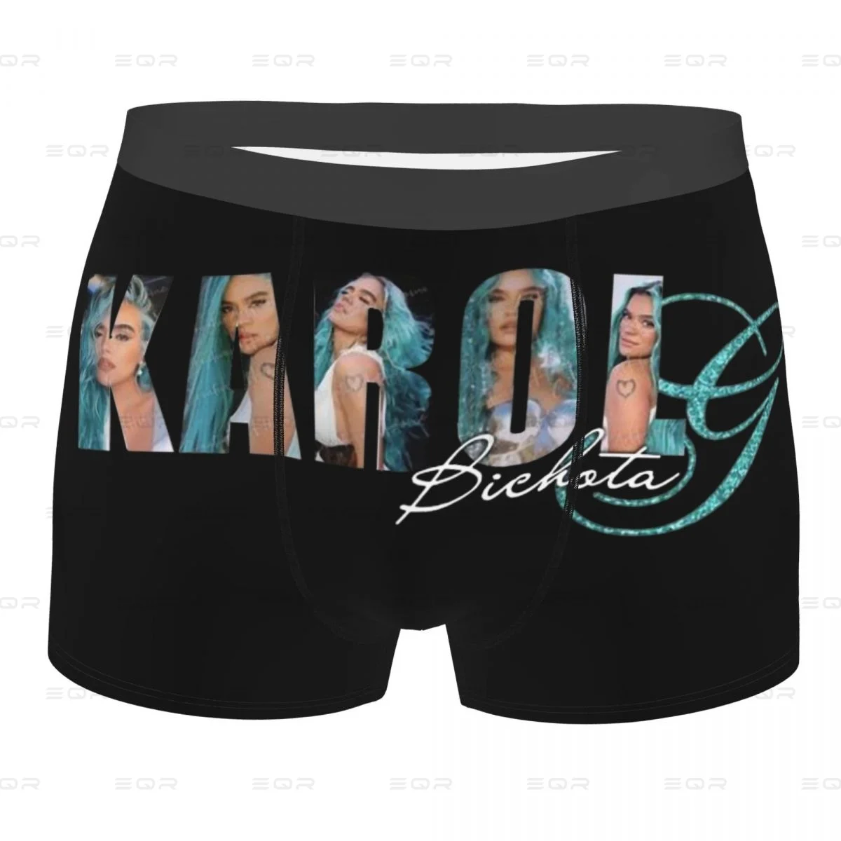 

Singer Karol G Graphic Bichota Men's Boxer Briefs,Highly Breathable Underpants,High Quality 3D Print Shorts Birthday Gifts