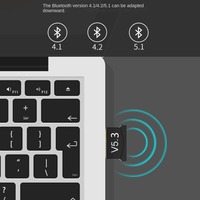 Bluetooth Transmitter USB Wireless Adapter Bluetooth 5.3 Audio Receiver USB Bluetooth 5.3 Adapter USB Dongle Wireless