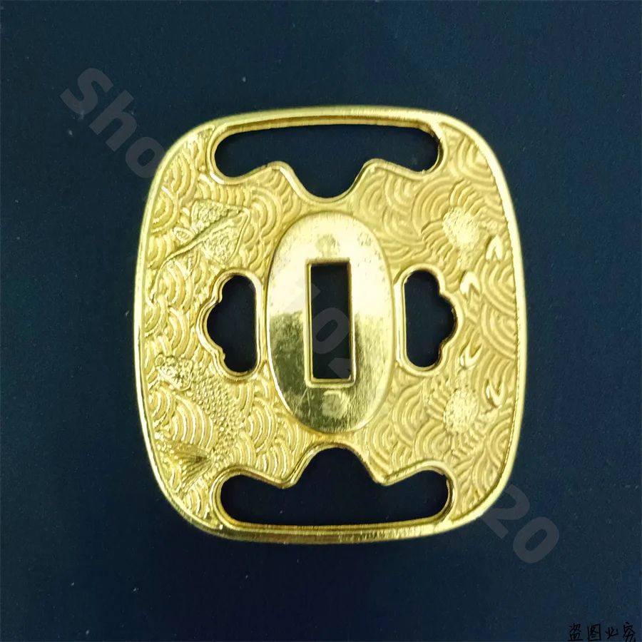 Alloy Handguard Tsuba Guard For Japanese Japan Samurai Katana Wakizashi Tanto Fittings New Very Good