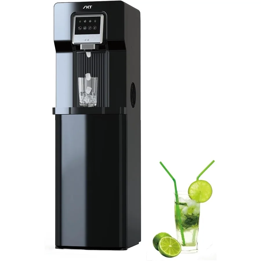 

Bottom Loading Water Cooler Dispenser with Builtin Ice Maker for 3 Gallon Capacity Offers 18LBS of Daily Ice Production Ideal f