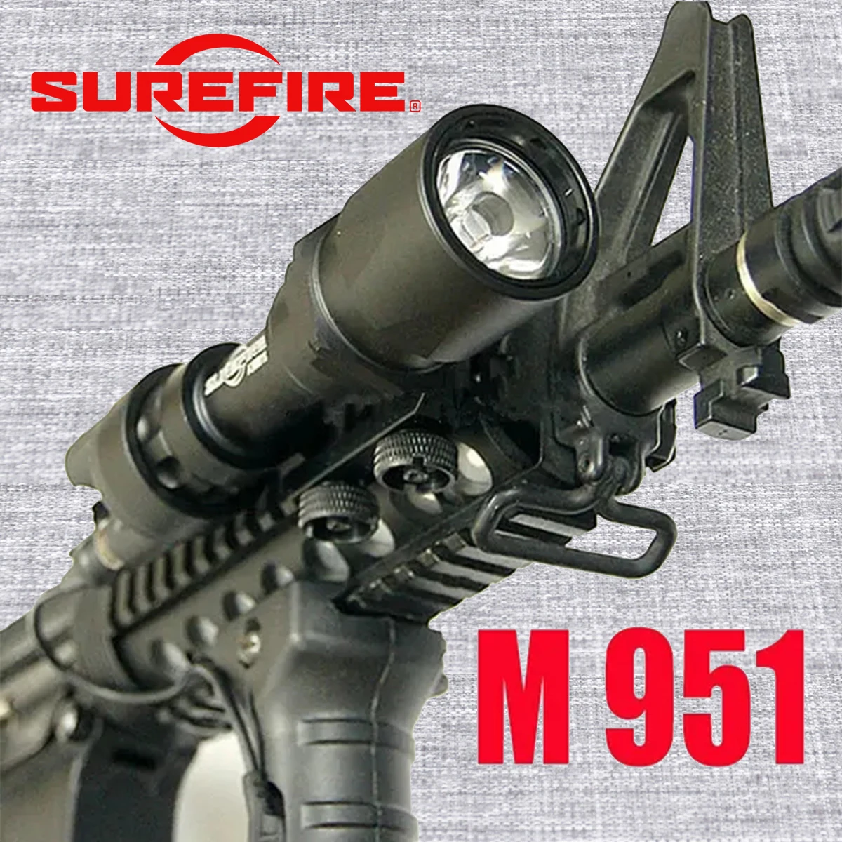 SureFire M951 LED Mark Tactical Flashlight Metal Scout Light Outdoor Hunting M600 Weapon Lamp Fit 20mm Picatinny Rail