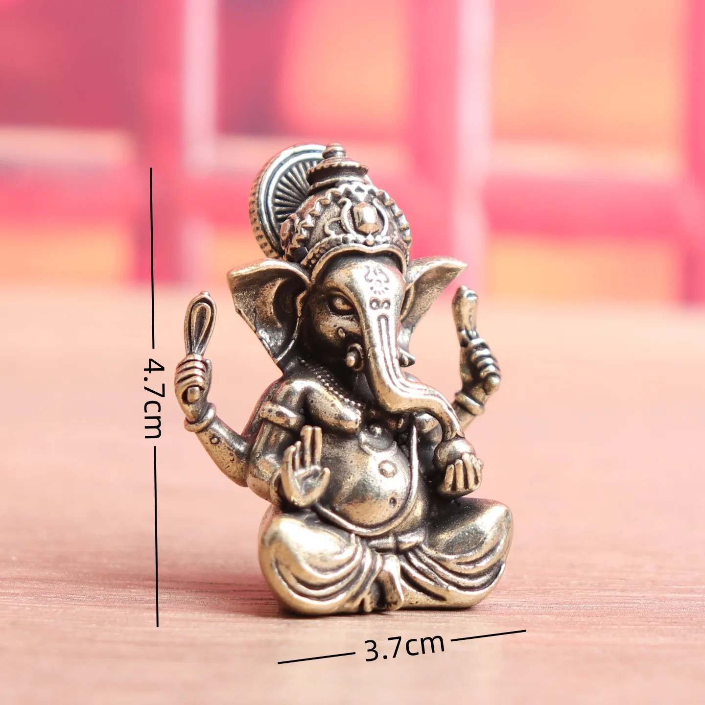 Lord Ganesha Statue Buddha Ornaments Elephant Hindu God Sculpture Figurines Home Office Decoration Buddha Statues