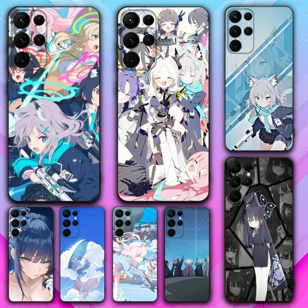 

Blue Game A-Archive For Samsung S30,S25,S24,S23,S22,S21,S20,Fe,Lite,5G,Ultra,Plus Black Soft Phone Case