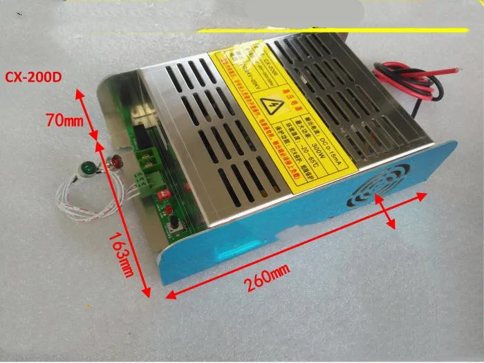 300W purifier power supply for oil and smoke purification Intelligent program control type Single voltage