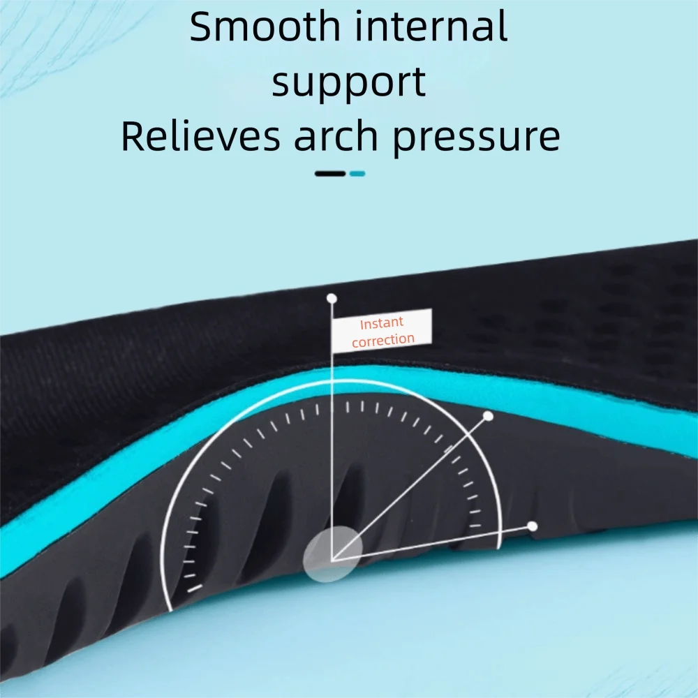 Shock Absorption Orthotic Insoles High Elastic Thickened Arch Arch Support Insoles Comfortable Support Wear Resistant