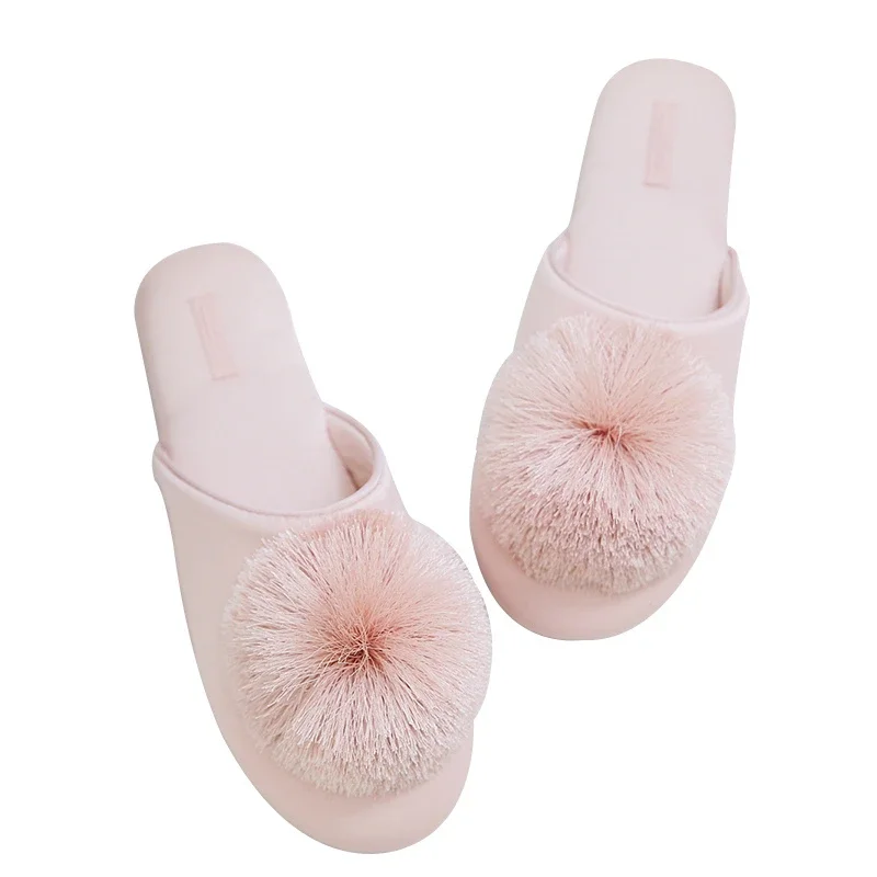 Red/Pink/Gray New Style At Home Slippers Indoor Winter Slippers Adult Women Soft Slipper Lovers Winter House Girl Shoes