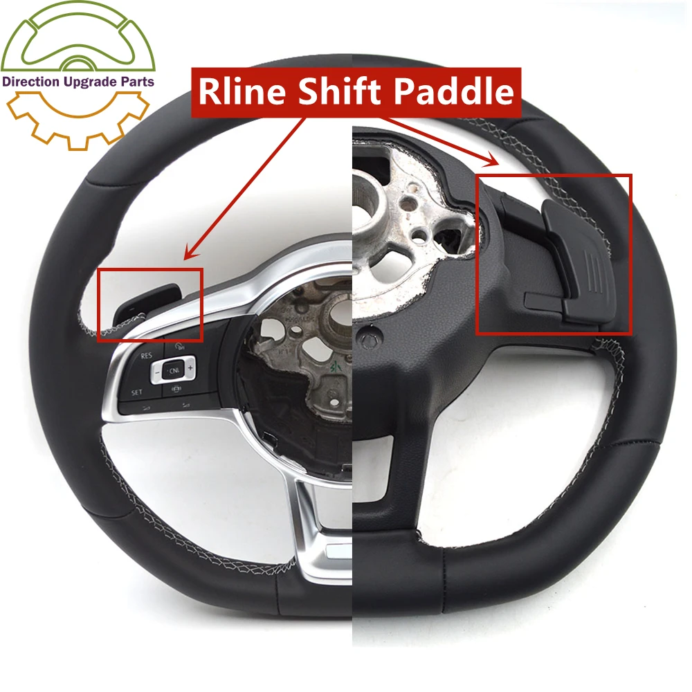 5G0 951 527B 528B Original Sports Line Steering Wheel Shift Paddle Assembly for VW Golf MK7 7 7.5 R Tiguan Polo Tiguan