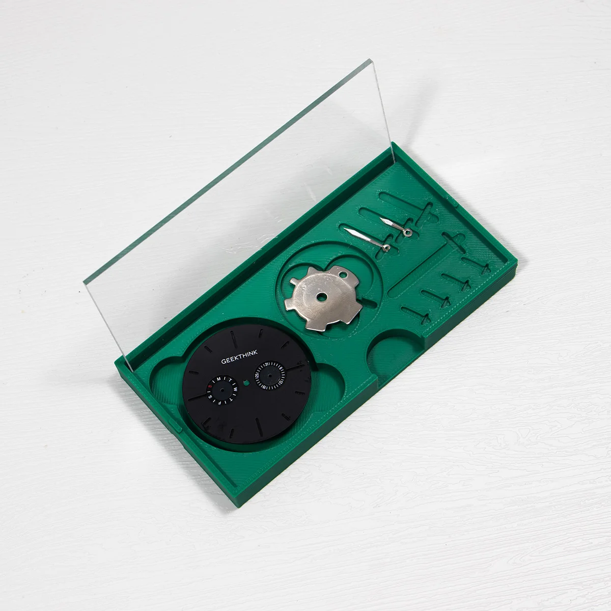 Watch Parts Storage Box Container Watches Repair Tool Watch Dials Placement Tray for Points Accessories Watches Movement Storing