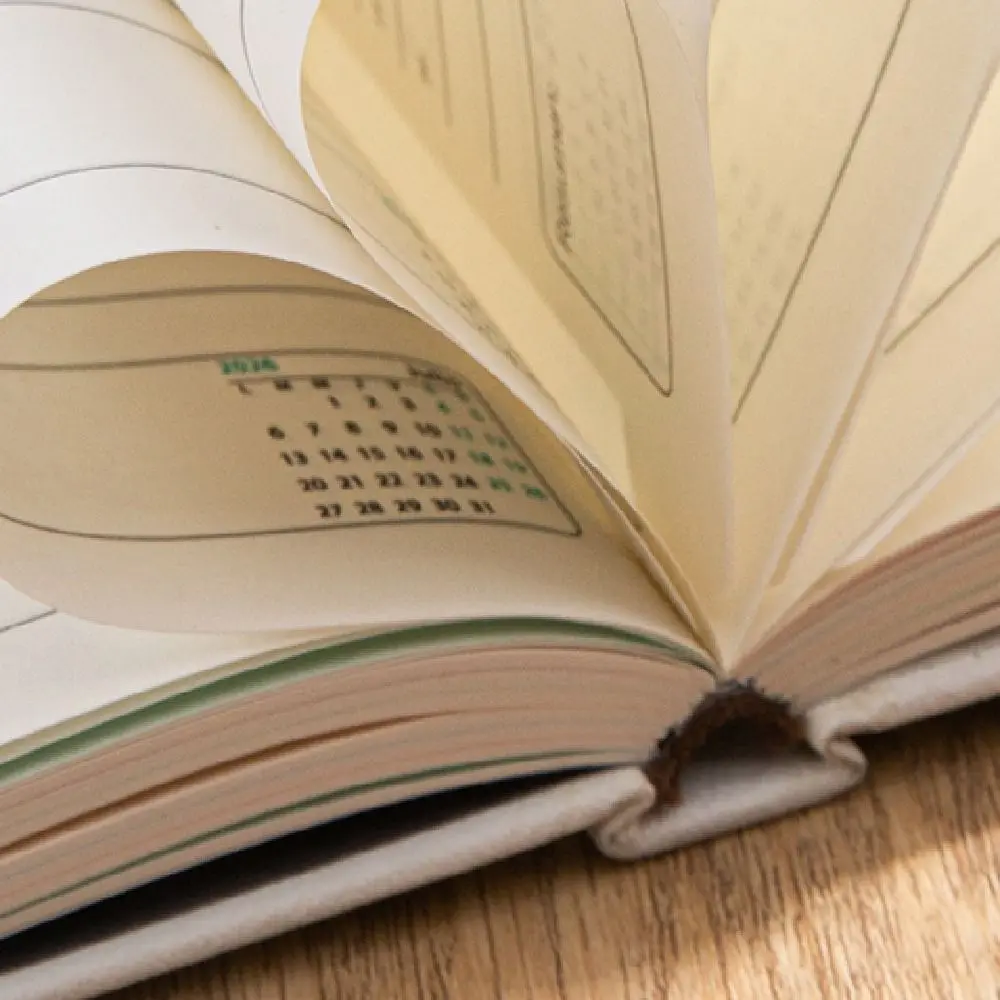 English 2026 Schedule Planner Notepad Wear-resistant Efficiency To-do List Notebook Thick Paper Portable Office Work Planner