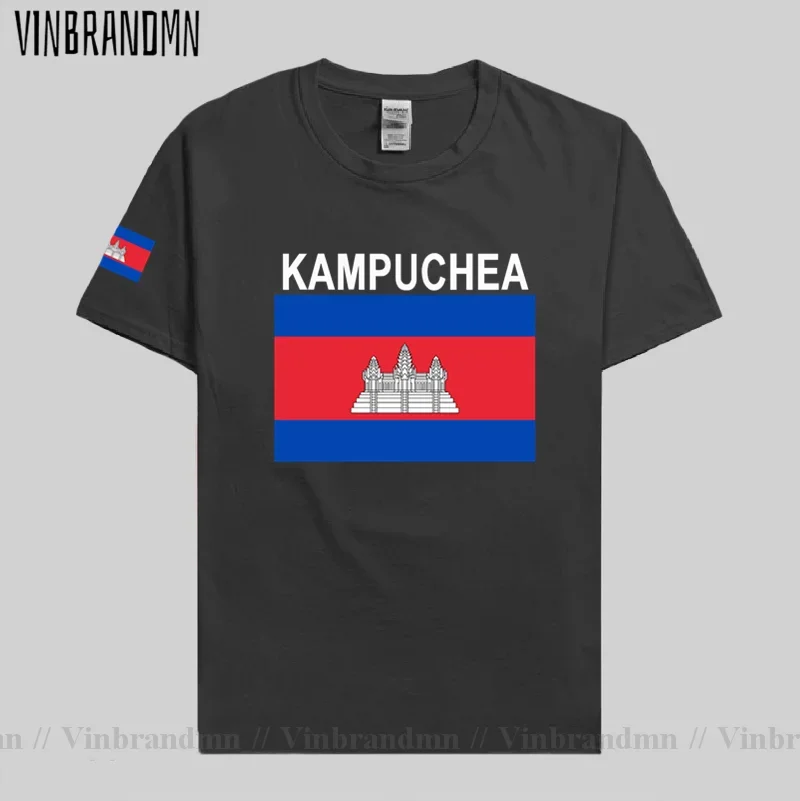 Cambodia Kampuchea men t shirt 2021 jerseys nation cotton tshirt tops t-shirt Short Sleeve country clothing KHM Cambodian Khmer