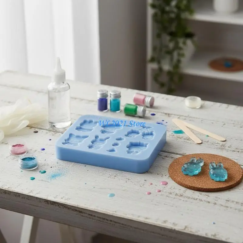 G5GC ملحق صناعة قالب السيليكون على شكل حيوان للمبتدئين في فن الراتنج