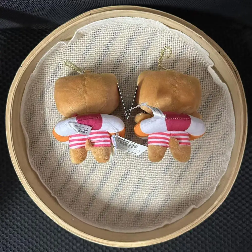 Sanrio Bikini Black Skin Hello Kitty pluche pop sleutelhanger zomer zwemmen cirkel speelgoed hanger rugzak decoratie verjaardagscadeau