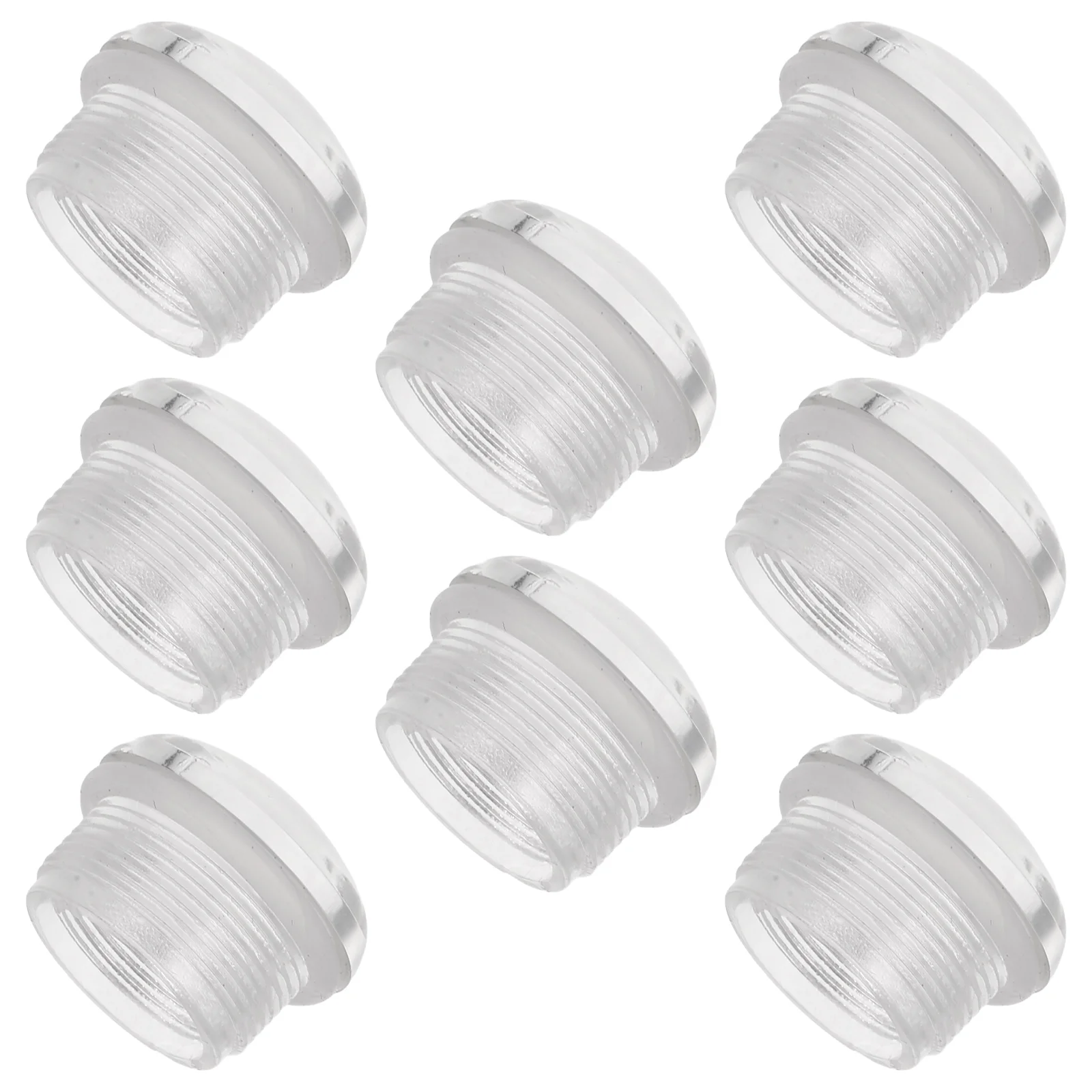 

8 Pcs Soap Dispenser Accessories Plastic See-through Covers Manual Liquid Dispenser Replacement Parts Shampoo Home