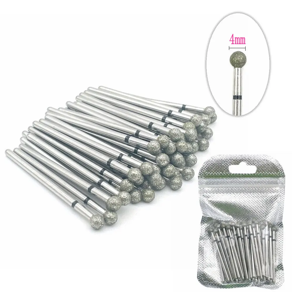 50 teile/paket Diamant Fräser Schleifen Bohrer Bits Dental Diamant Polierer HP 2,35mm Diamant Polierer Nagel Bohrer Bits Bohrer