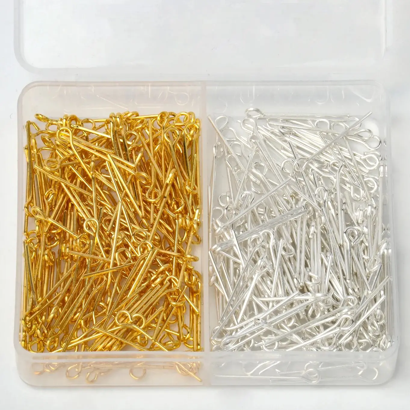 1box Wire Protectors Wire Guard Guardian Protectors Nine-figure Pin Loops Gold Color Silver Color Accessory Kits ewelry Making