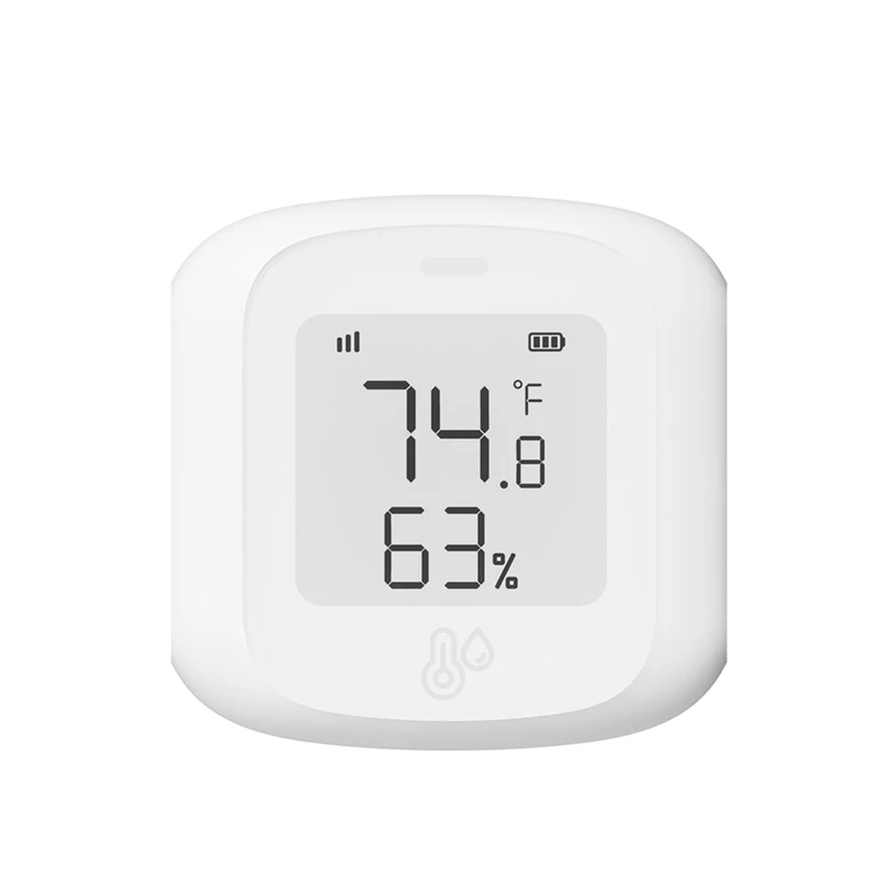 Termometro igrometro interno con sensore di umidità della temperatura Tuya Smart Wifi con display LCD per Alexa Google Home