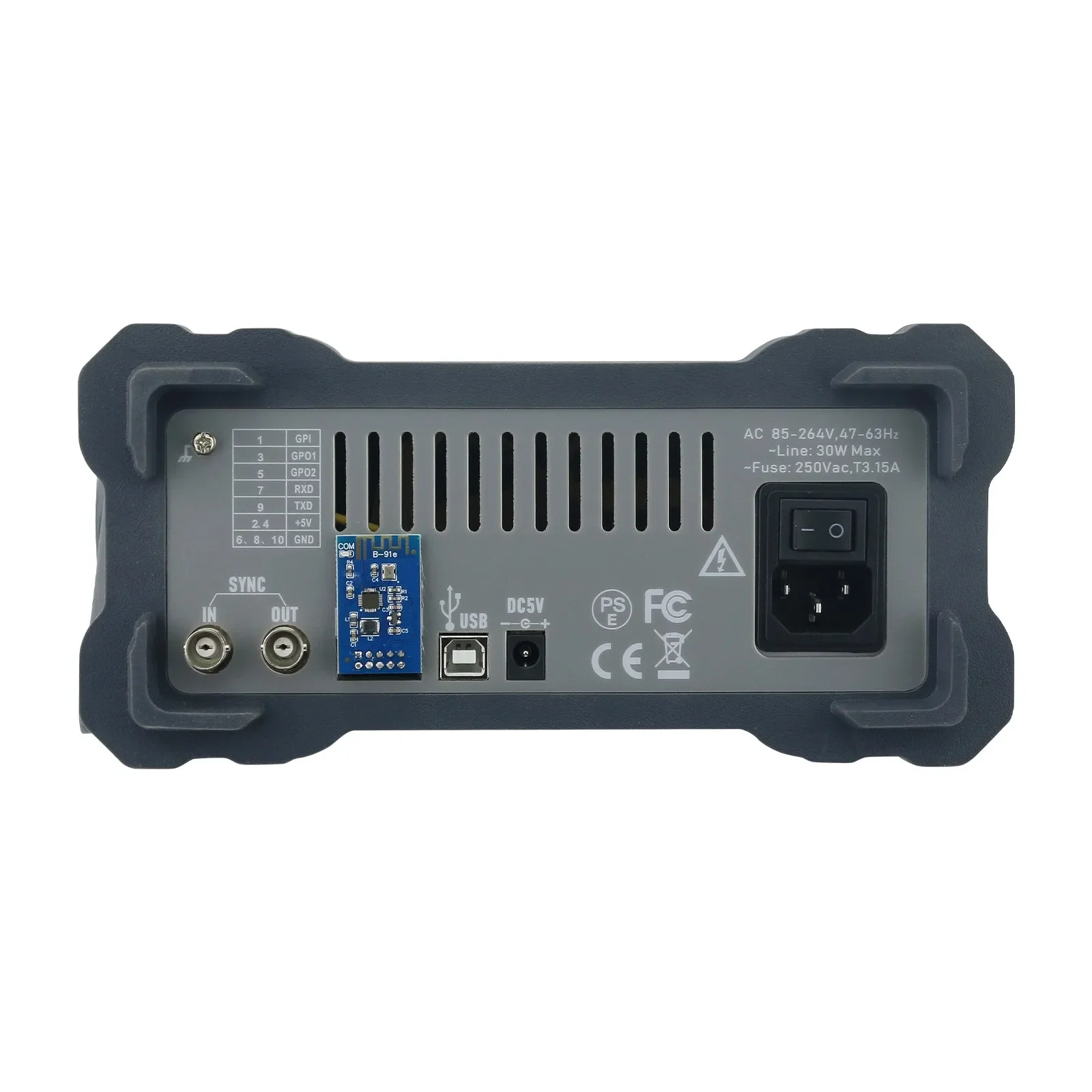 JUNTEK PSG9080 Programmable Arbitrary Generator 1MHz-80MHz Function Generator Pulse Generator