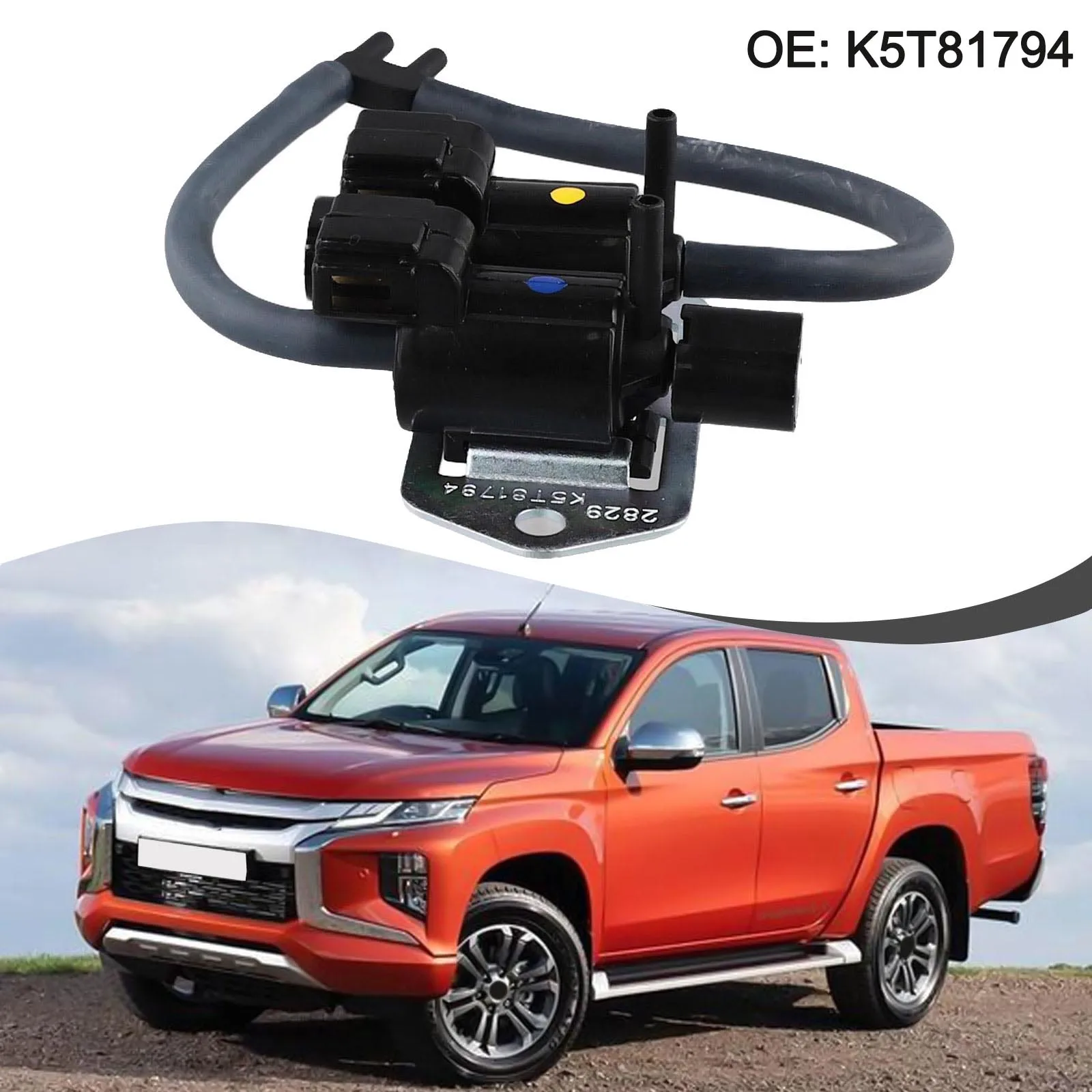 K5T81794 Freewheel Clutch Control Solenoid Valve ForMITSUBISHI For Pajero L200  For L300 Replacement Installation ABS-Metal