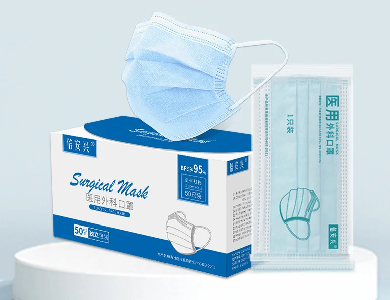 individual pack 10-200pcs Disposable mask 3 ply Breathable surgical medical masks Masques Adult face mask mascarilla