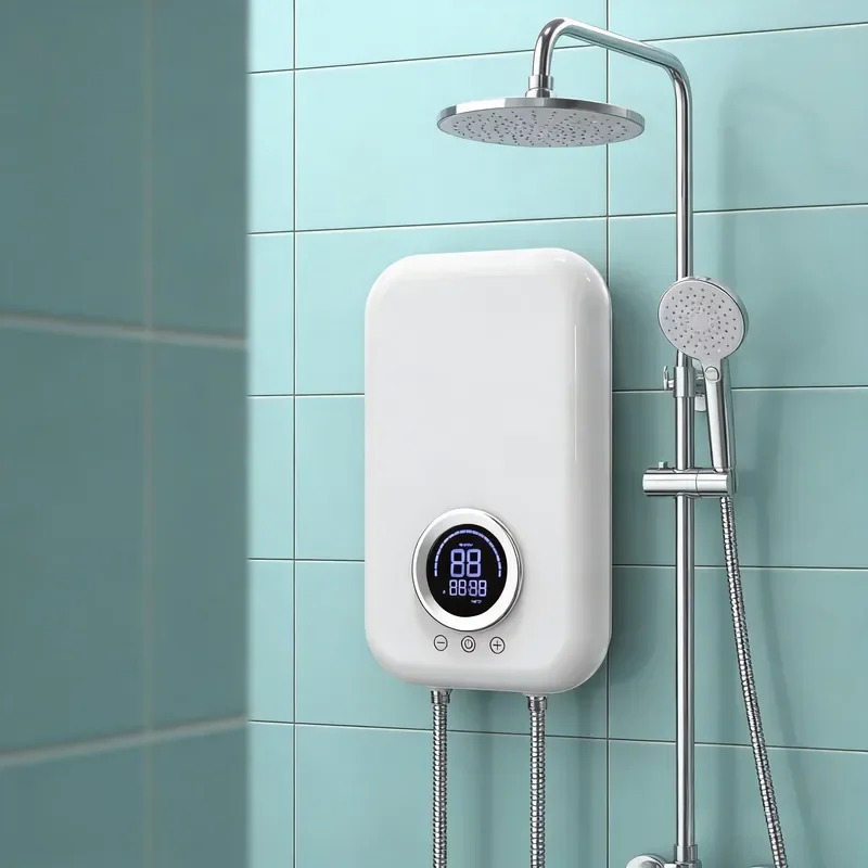 220V 240V 380V 410V 7KW 8KW 9KW 12KW Wholesale Price Multi Points Bathroom Tankless Instant Electric Hot Water Heater for