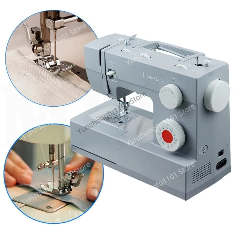 

Heavy Duty 4423 High Speed Sewing Machine with Accessory Kit 90W Strong Motor Piercing Power 97 Stitch Applications Desktop Sew