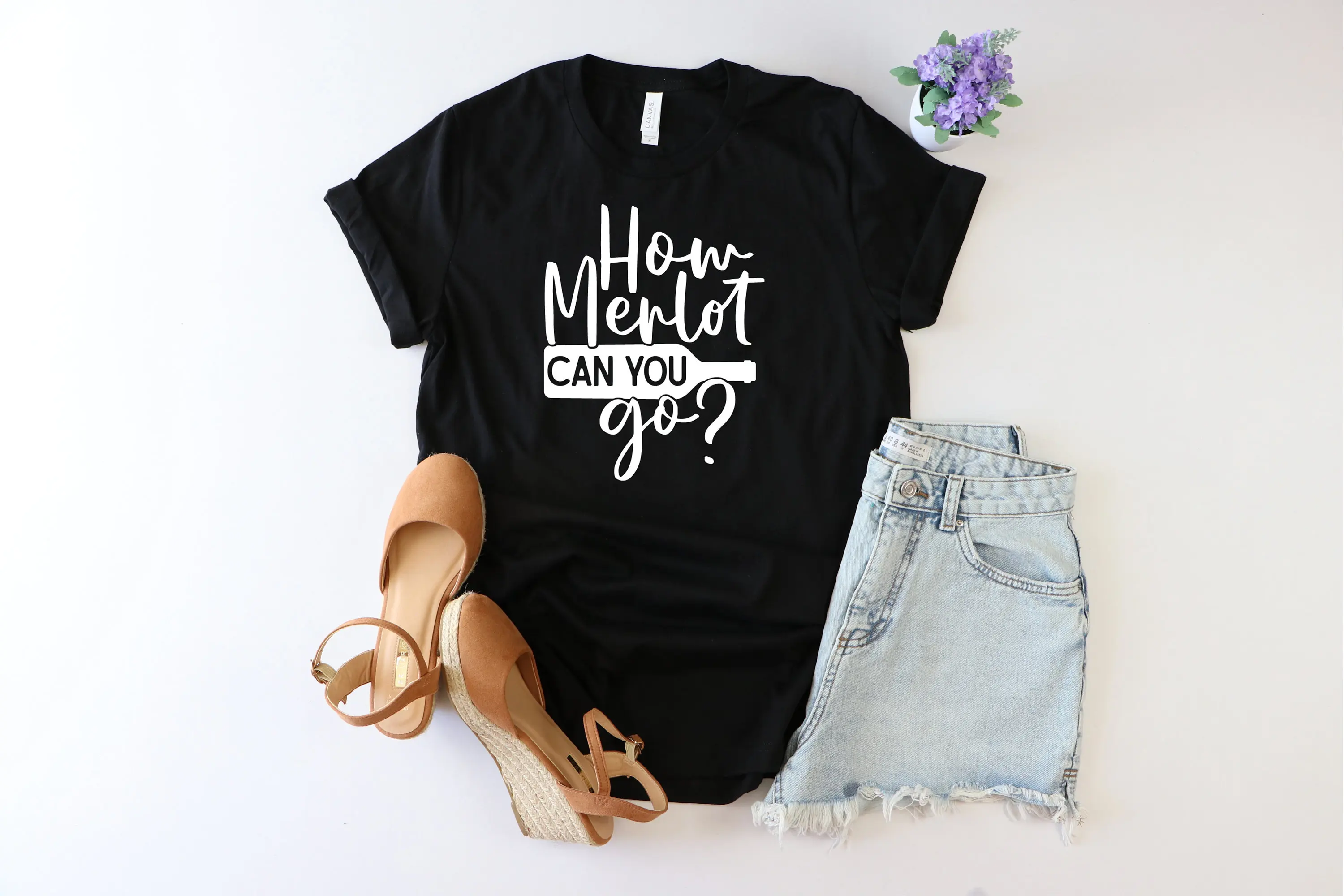 How merlot can you go shirt Wine lover T Funny Squad Women trip