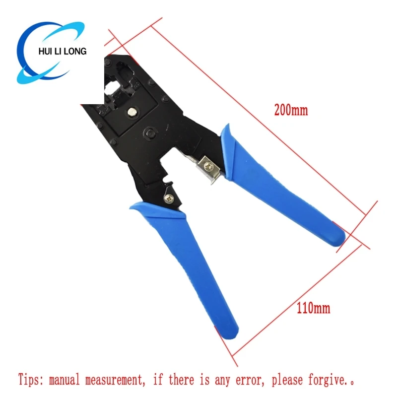 RJ45 crimper tool RJ11 RJ12 cat5e cat6 cable crimping tool network pliers tool 8P/6P4P multi-function cable pliers peeling shear