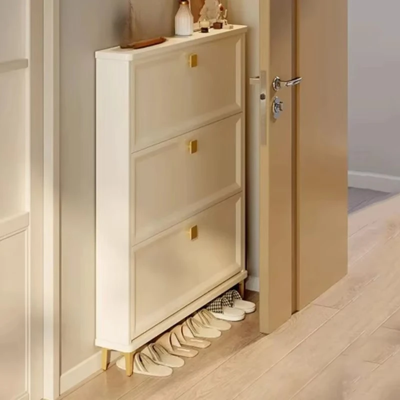 With Doors Organizer Large Capacity Shoe Cabinet Multifunction Comfortable Shoe Cabinet Meuble Chaussures Hallway Furniture