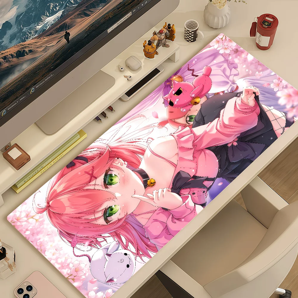 Idol Mouse Pad MousePad Non-slip Lockedge S-Sakura Office Student Gaming Virtual Thickened Large Writing Pad Miko Cushion