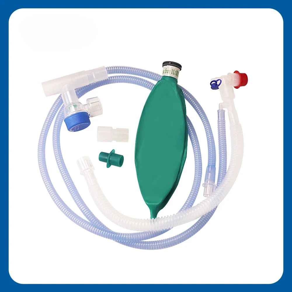 Circuito de Respiración Anestésica Desechable Certificado Jackson-Rees Mapleson F con Bolsa de Reserva para Clínica