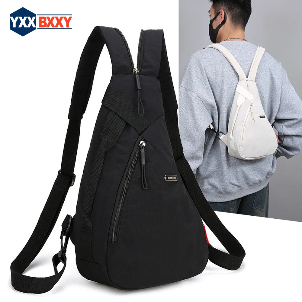 

1PCS Crossbody Sling Bag Backpack for Men & Women, Convertible Shoulder Bag Waterproof Chest Bag for Daypack Travel Hiking