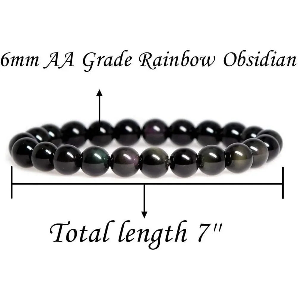 {الطاقة والحماية} سوار التورمالين المصنوع يدويًا من الأحجار الكريمة الطبيعية سوار مرن من حجر الكريستال والخرز مجوهرات هدايا للنساء