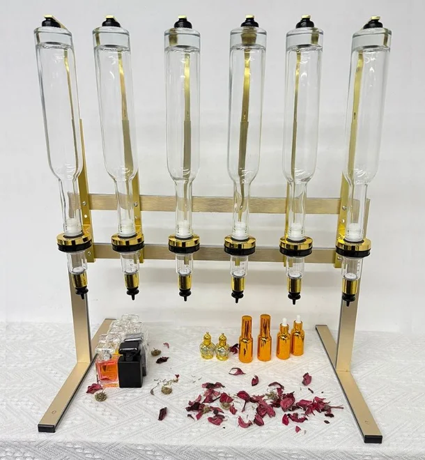 375ml/500ml Manual 6-Head 12-Head Perfume Filling Machine Tabletop Liquid Filler