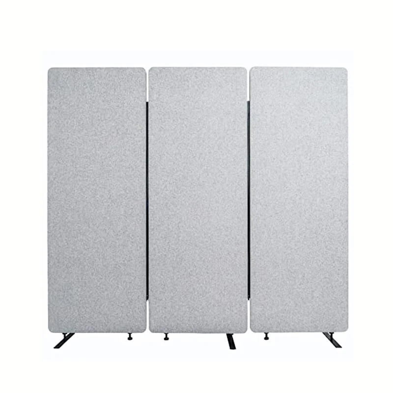 100% Polyester Fiber PET Felt Free Stand Sound Absorbing Room Partition Acoustic Office Divider
