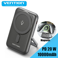 Vention Magnetic Power Bank 10000mAh PD 20W Fast Charger Strong Magnetic Portable Power Bank for iPhone 16 15 Max Xiaomi Samsung