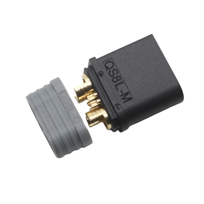 QS8L 130A Anti-Spark Large Current Energy Storage Connector Gold Plated for Electric Motorcycles Energy Storage Battery