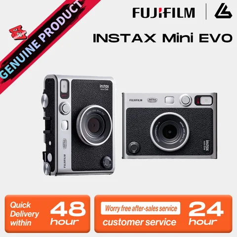FUJIFILM INSTAX Instant Camera INSTAX Mini EVO Children's Fashion Retro Style Dating Essentials Mini11 With 20 Film Pack Kit
