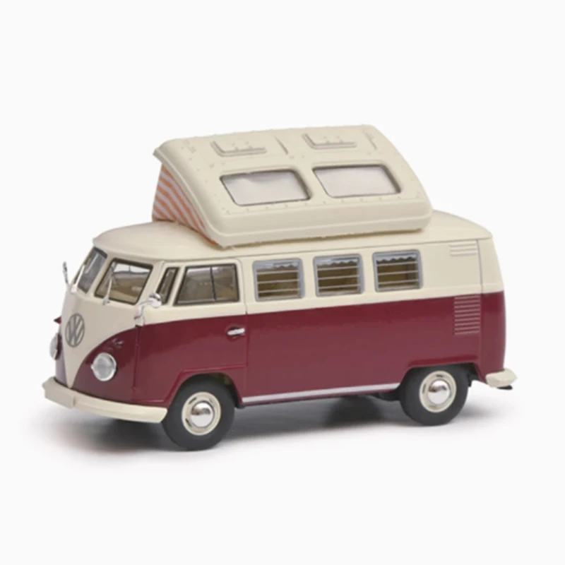 

Schuco 1:43 Scale T1b Camper Bus Alloy Simulation Car Model Static Collection Decorated Holiday Gifts Toys Souvenir Gift