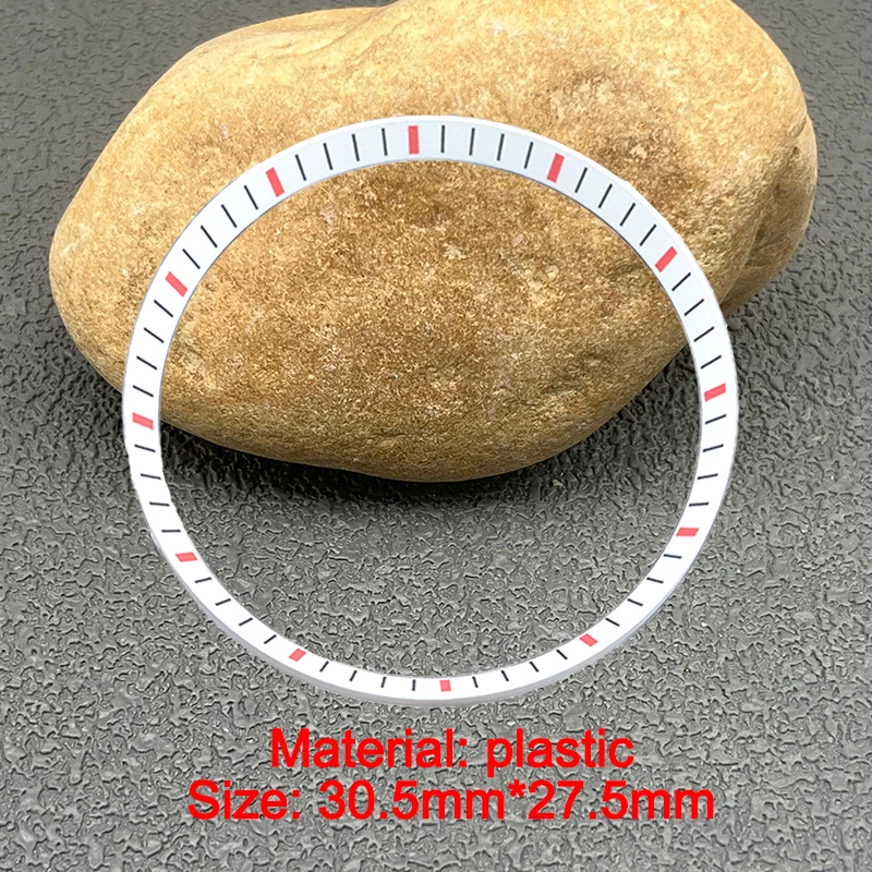 حلقة الساعة البلاستيكية مناسبة للحافظة الرياضية NH35/NH36 وأداة صيانة ملحقات الساعة SKX007 SKX009 SRPD53