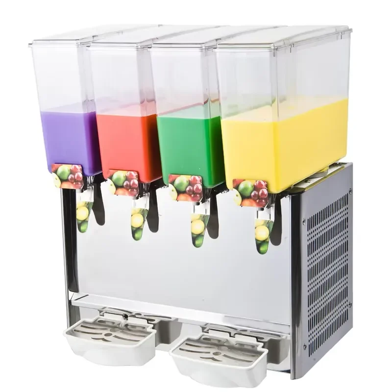 Electric Juicer with Motor High Productivity Plastic Construction with Faucet for Home Kitchen Use Efficient Fruit Vegetable