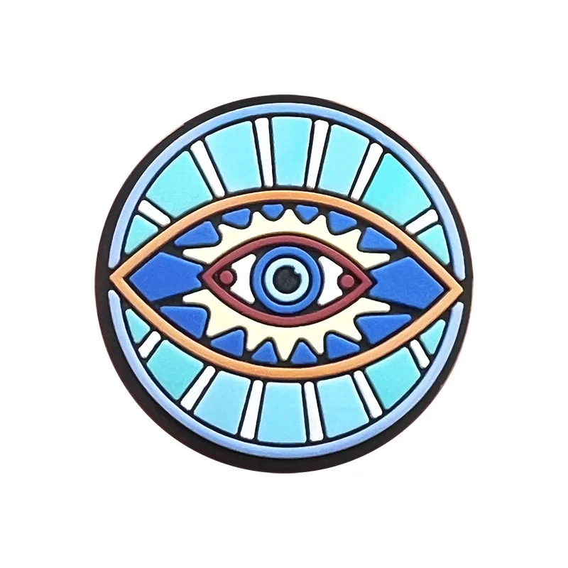 17pcs/set Eye series Shoe Charms Shoe Buckle Decoration Gifts Sandals Accessories