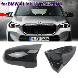1 pair Bright Black M look Rearview Side Mirror cover Caps for BMW X1 IX1 U11 U12, X2 IX2 U10 Accessories