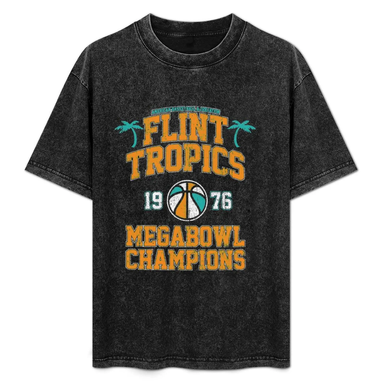 

Футболка Flint Tropics Megabowl Champions, хлопковая рубашка с короткими рукавами для активного спорта
