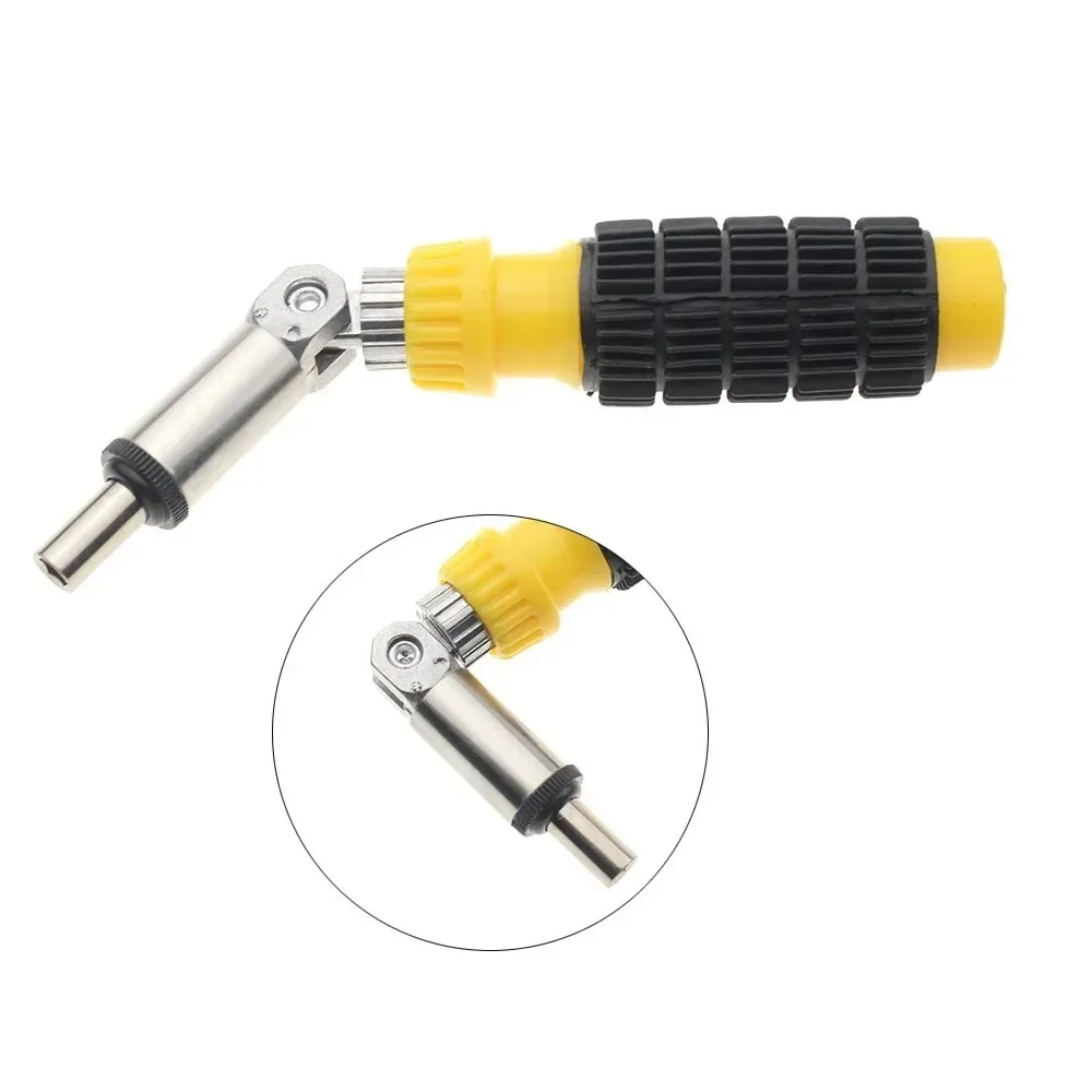 0-180 Degree Angles Adjustable Magnetic Ratchet Screwdriver 6.35mm 1/4 Inch Inside Hexagon Interface Screwdriver