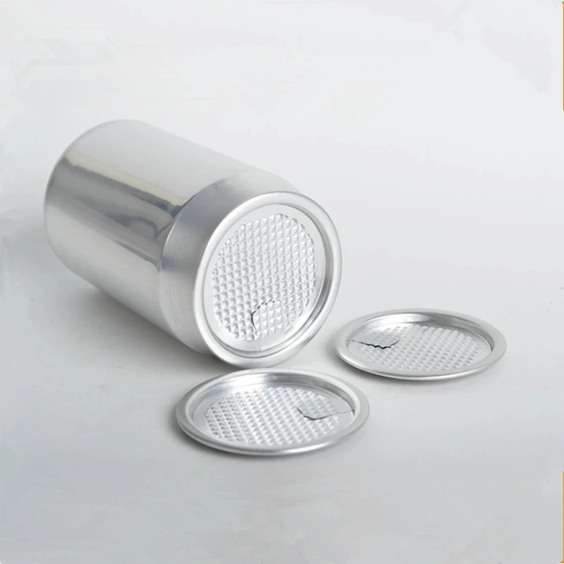 100pcs Aluminum Pull Ring Lid Beverage Soda Drink Can Lids 206#57MM Easy Open Tear Cover
