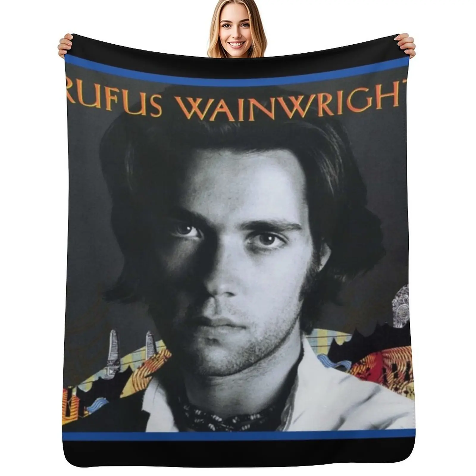 

Rufus wainwright Throw Blanket Personalized Gift Summer Beddings heavy to sleep Large Blankets